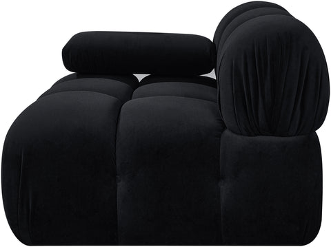 Camden Black Velvet Performance Fabric Upholstered Chair, 1 Piece
