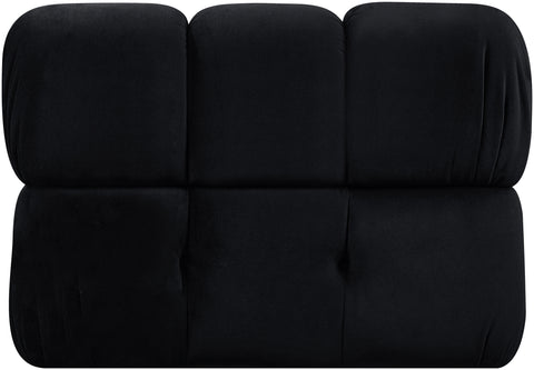 Camden Black Velvet Performance Fabric Upholstered Chair, 1 Piece