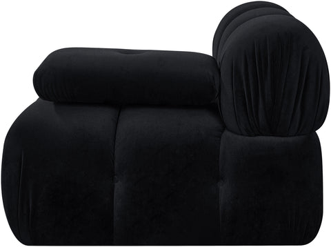 Camden Black Velvet Performance Fabric Upholstered Chair, 1 Piece