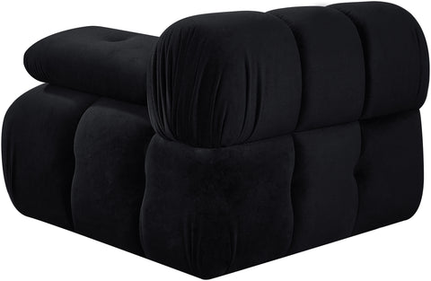 Camden Black Velvet Performance Fabric Upholstered Chair, 1 Piece