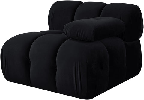 Camden Black Velvet Performance Fabric Upholstered Chair, 1 Piece