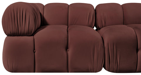 Camden Rose Velvet Performance Fabric Upholstered Sofa, 2-Piece