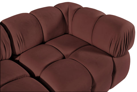 Camden Rose Velvet Performance Fabric Upholstered Sofa, 2-Piece