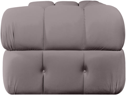 Camden Taupe Velvet Performance Fabric Upholstered Sofa, 2-Piece