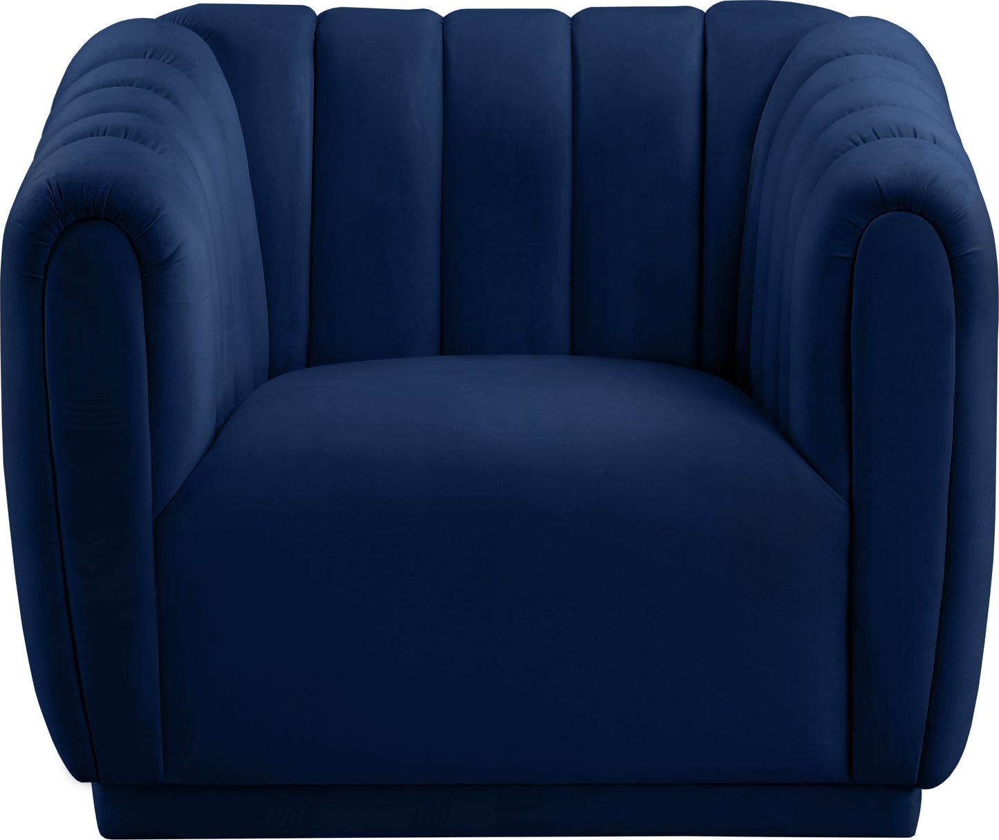 carter navy velvet chair c