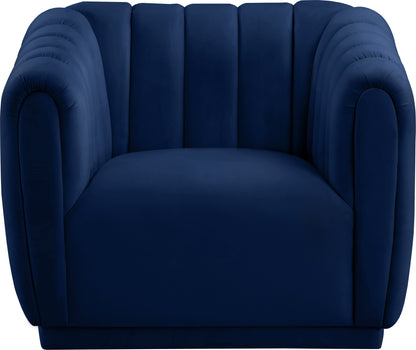 Carter Navy Velvet Chair C