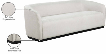 Dream Beige Polyester Fabric Sofa S