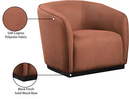 Dream Cognac Polyester Fabric Chair C