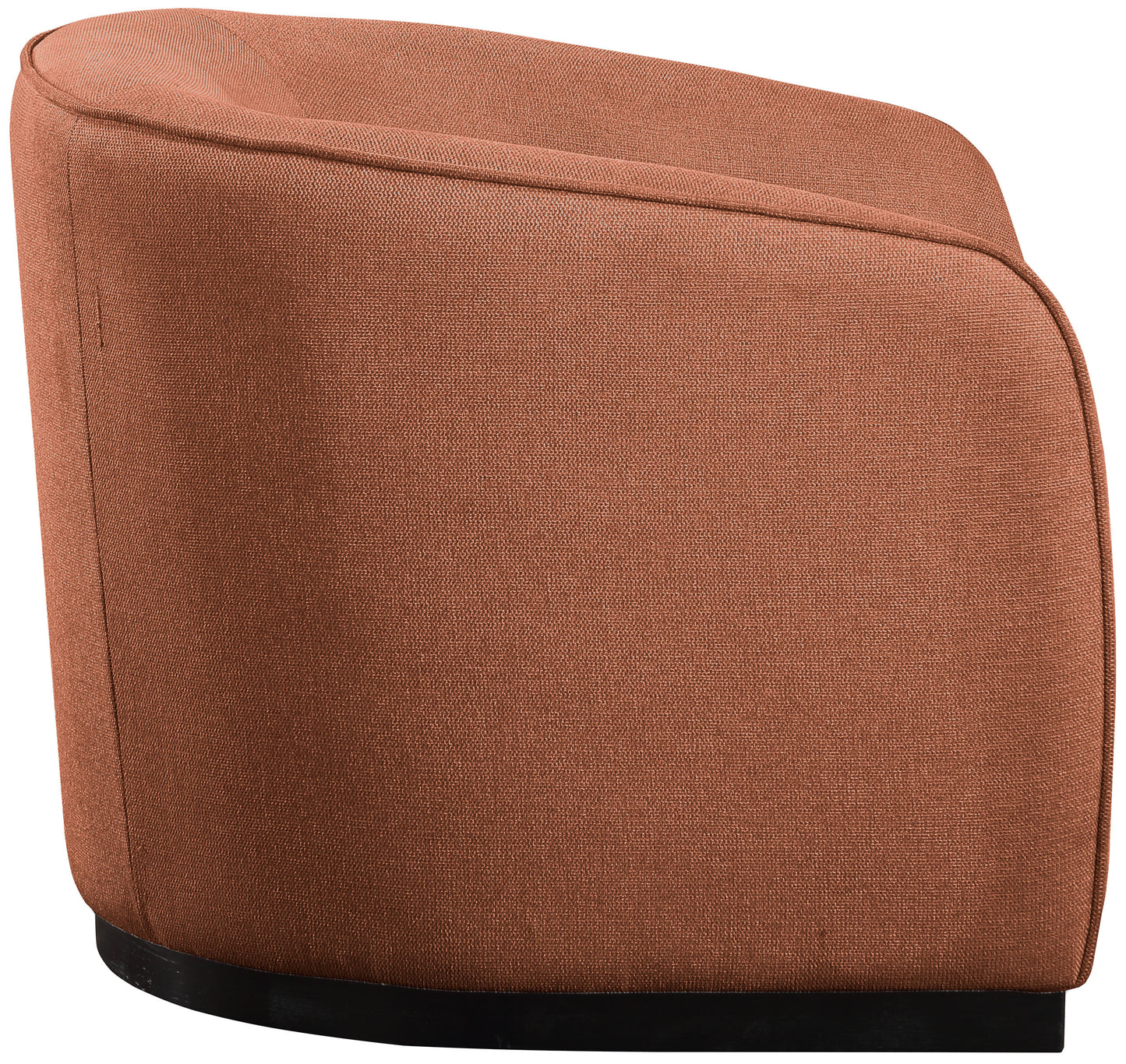 dream cognac polyester fabric chair c