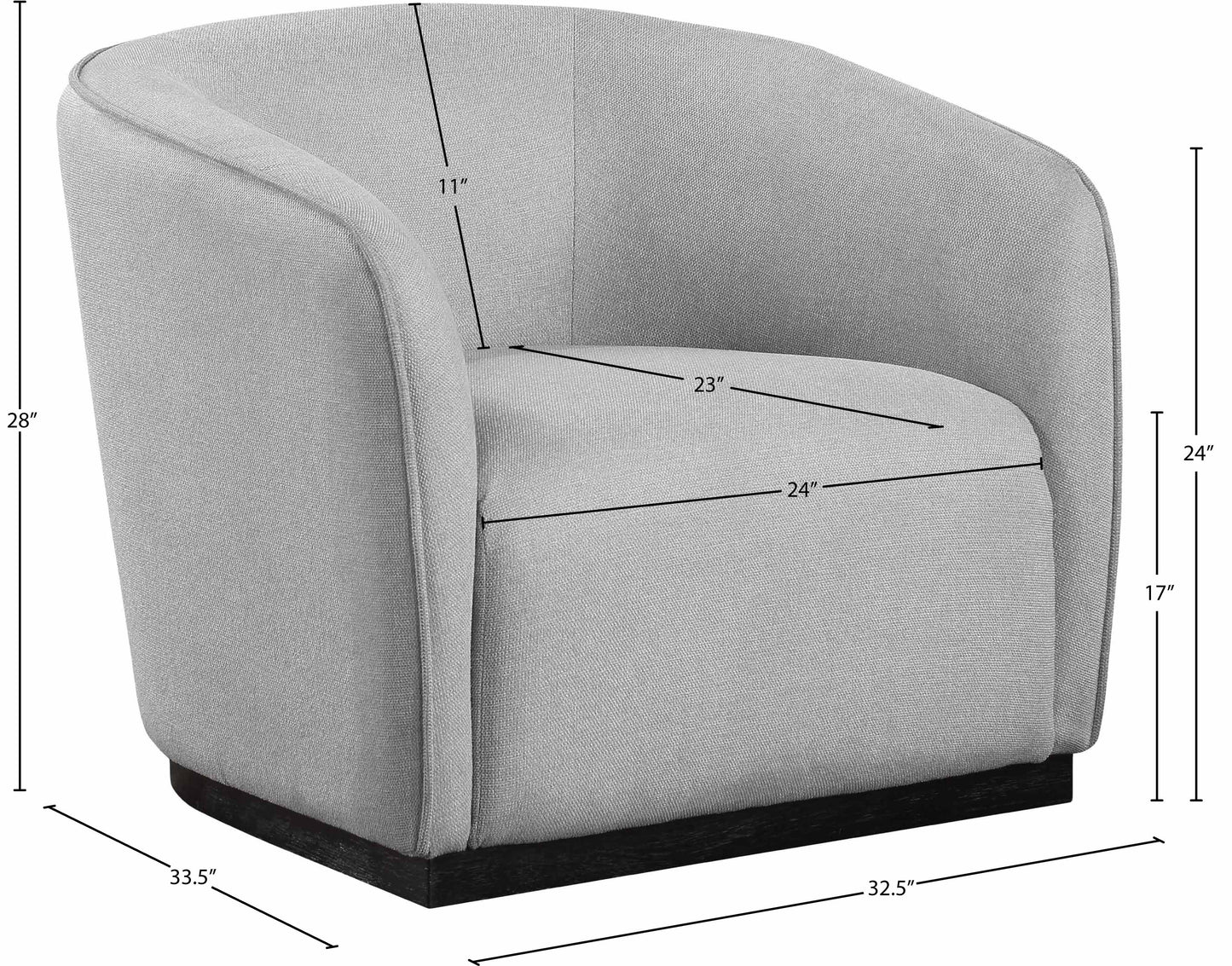 dream grey polyester fabric chair c