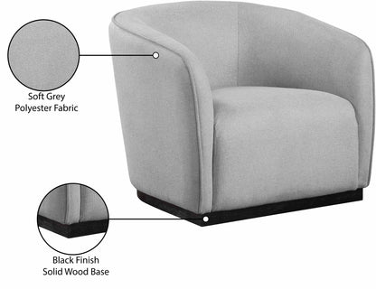 Dream Grey Polyester Fabric Chair C