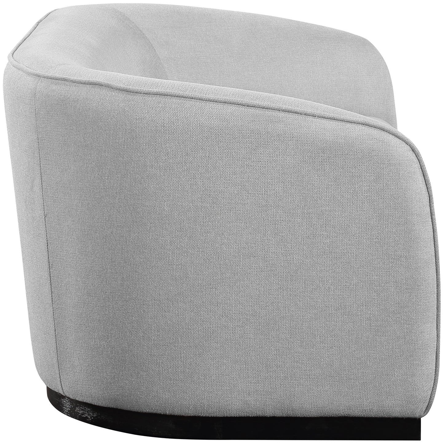 dream grey polyester fabric loveseat l