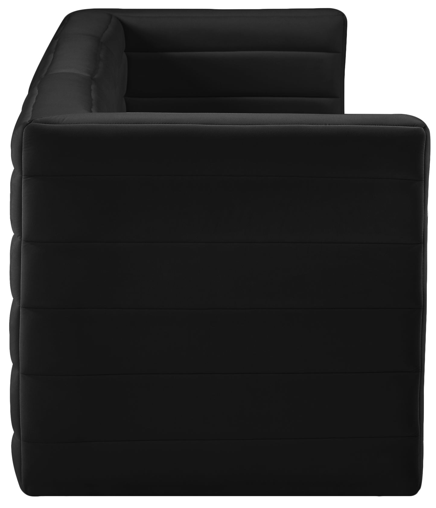 amelia black velvet modular sofa s95