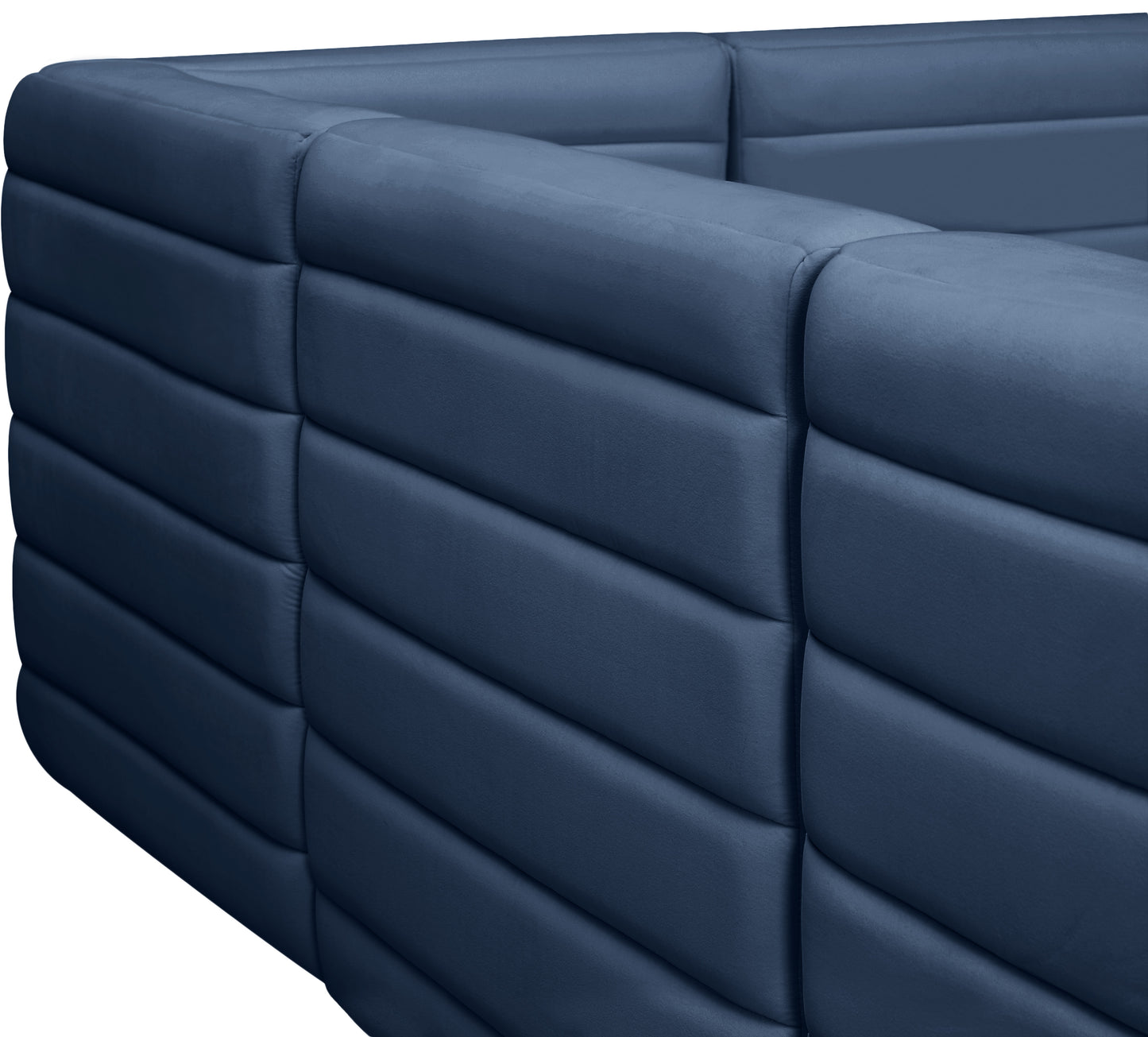 amelia navy velvet modular sofa s126