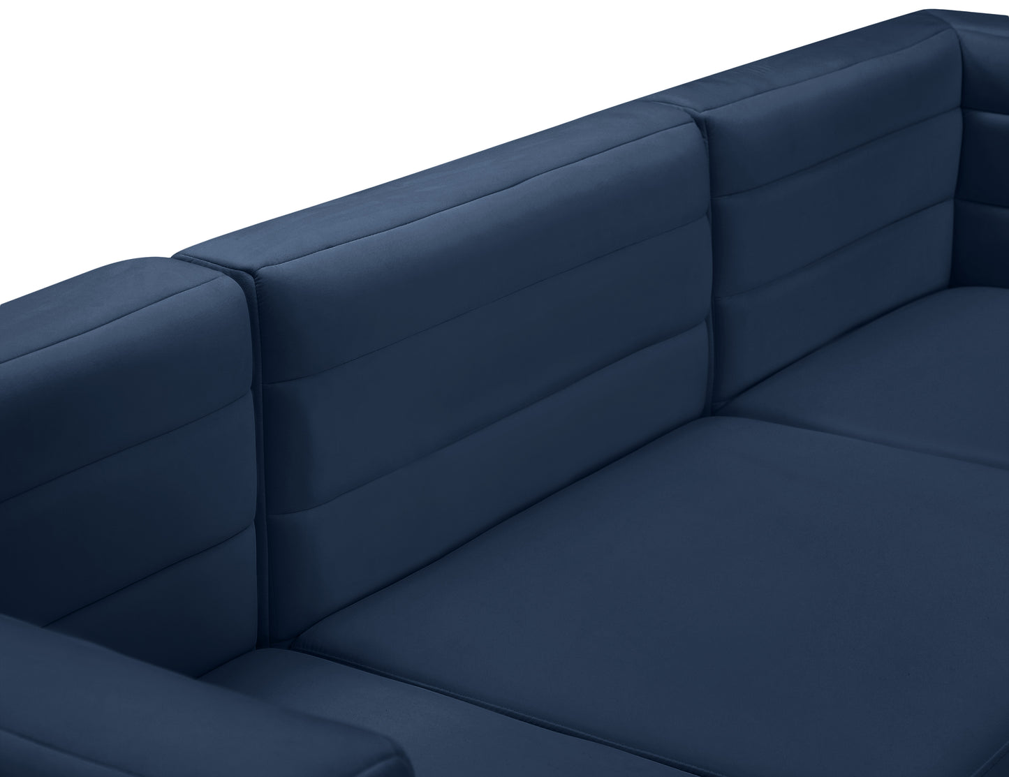 amelia navy velvet modular sofa s126