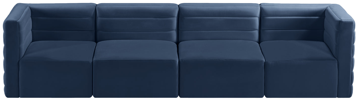 amelia navy velvet modular sofa s126