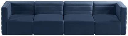 Amelia Navy Velvet Modular Sofa S126