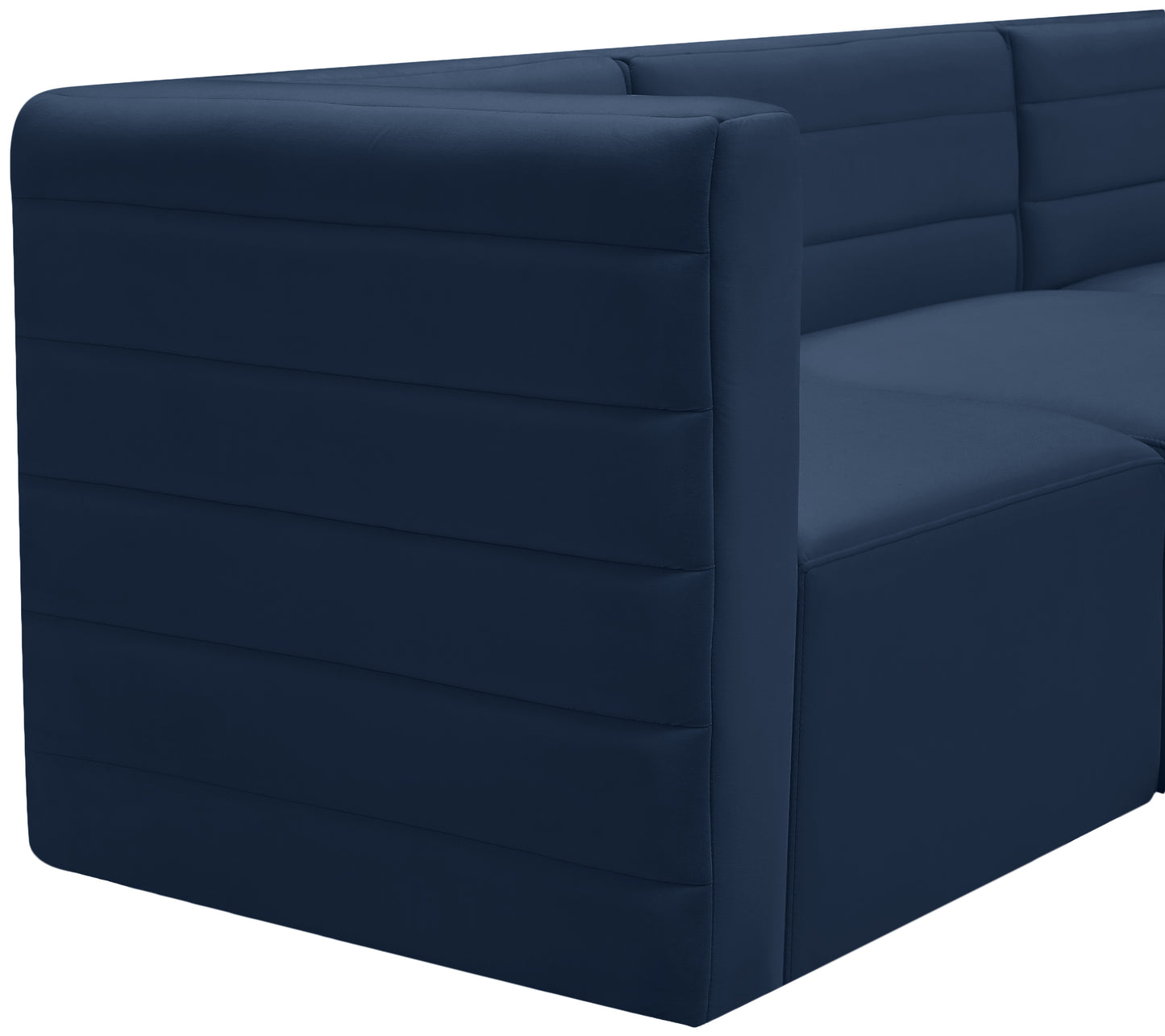 amelia navy velvet modular sofa s126