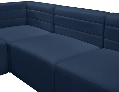 Amelia Navy Velvet Modular Sofa S63
