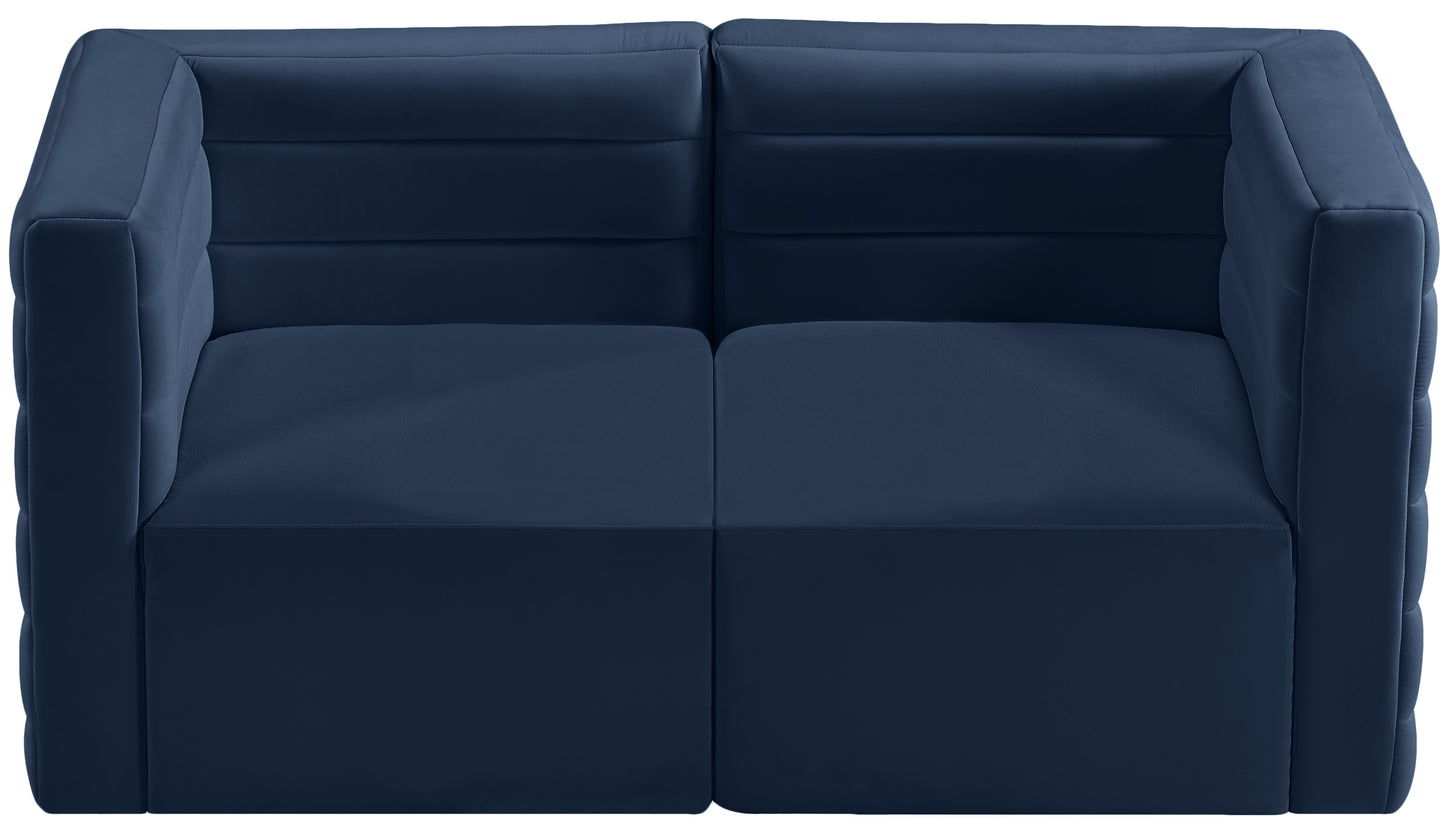 amelia navy velvet modular sofa s63