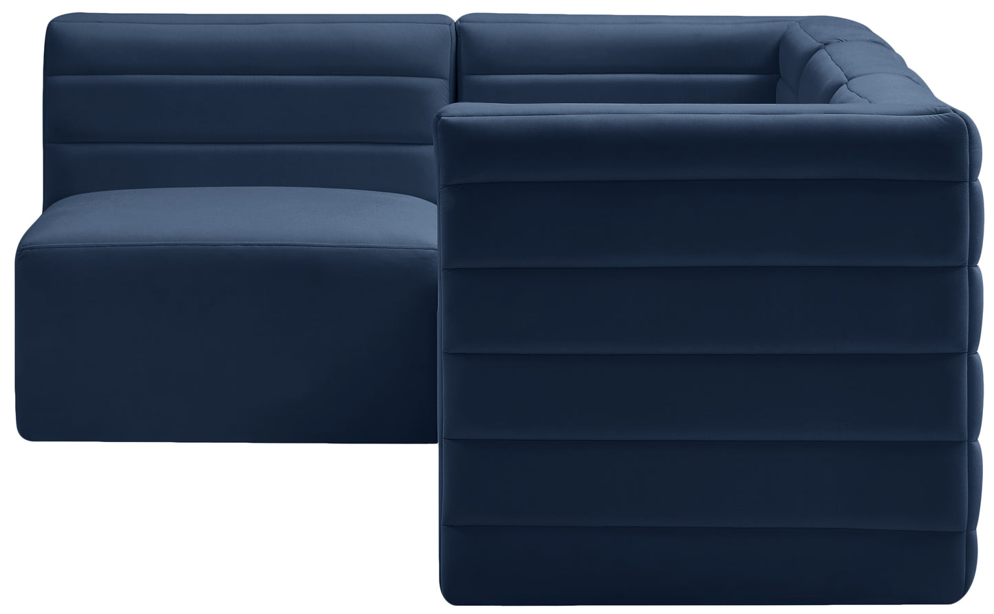 amelia navy velvet modular sectional sec4a