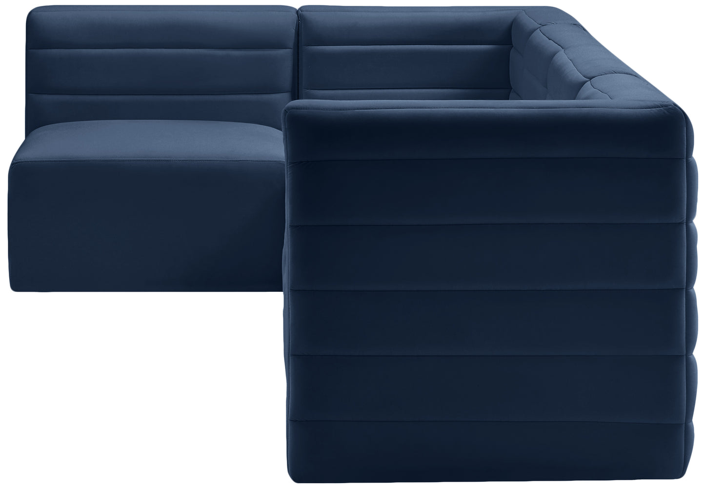 amelia navy velvet modular sectional sec5a