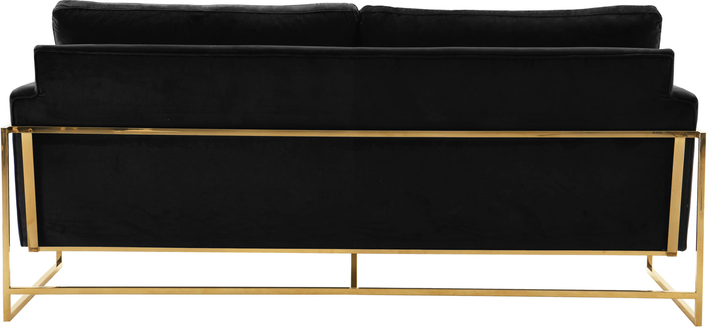 noah black velvet sofa s