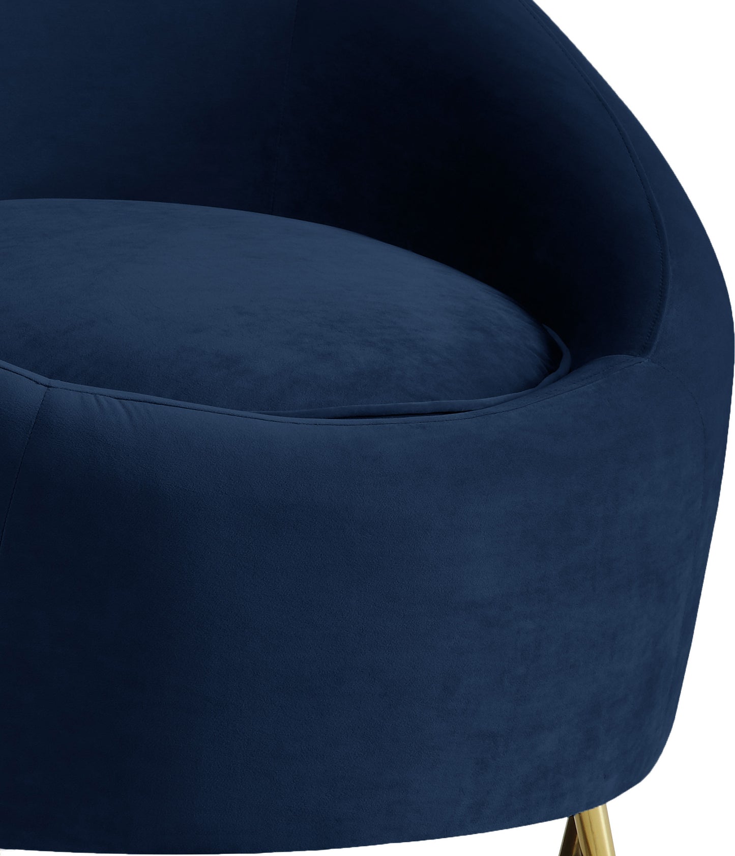 simba navy velvet chair c