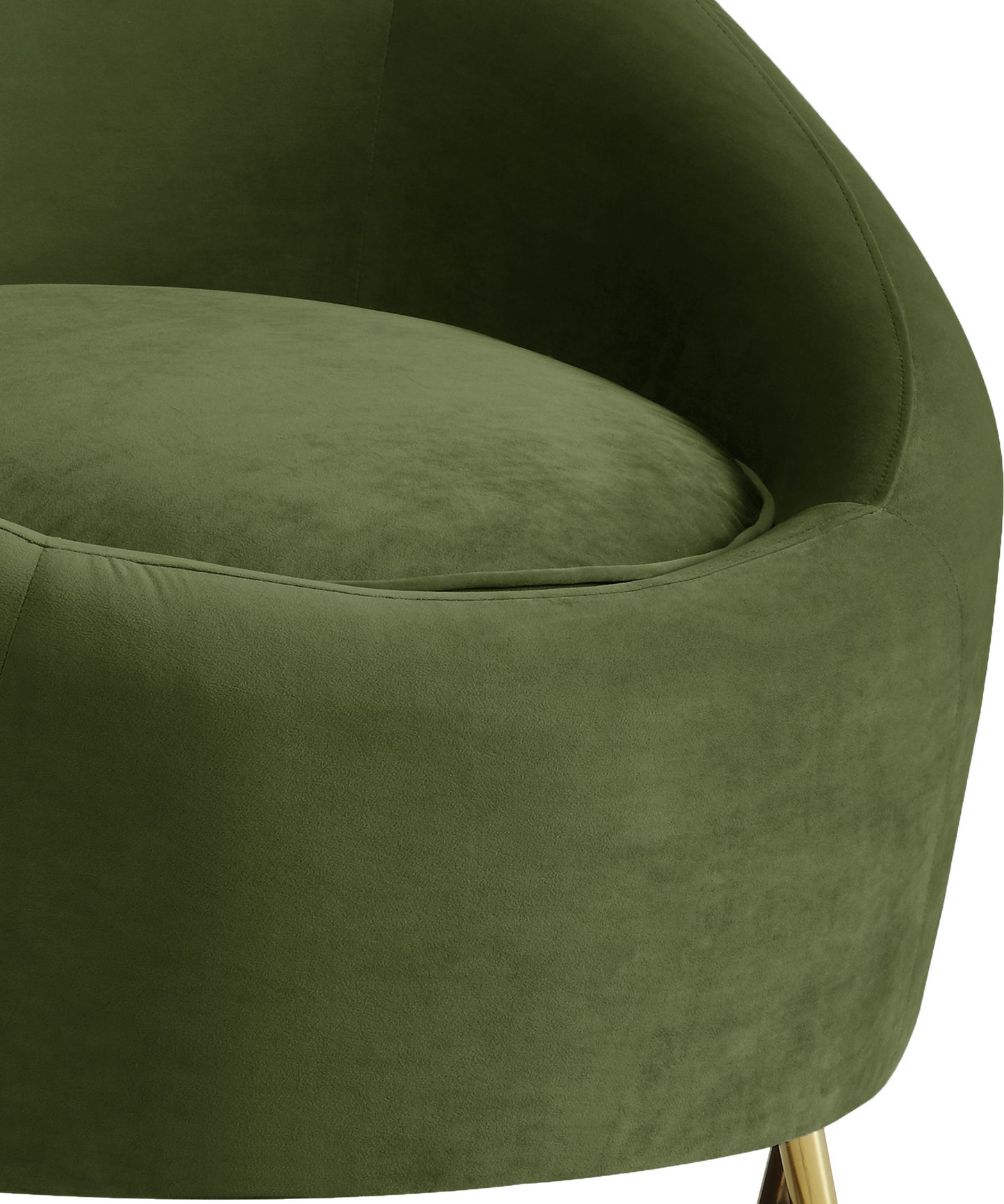 simba olive velvet chair c