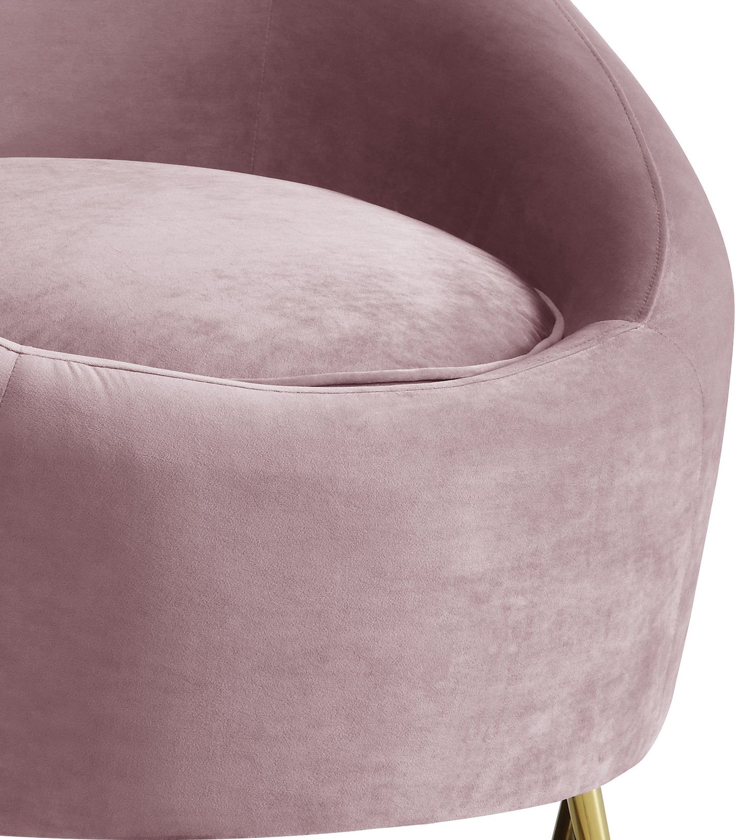 simba pink velvet chair c