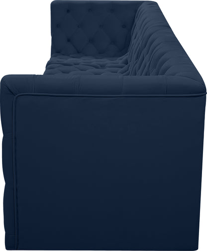 Luna Navy Velvet Modular Sofa S128