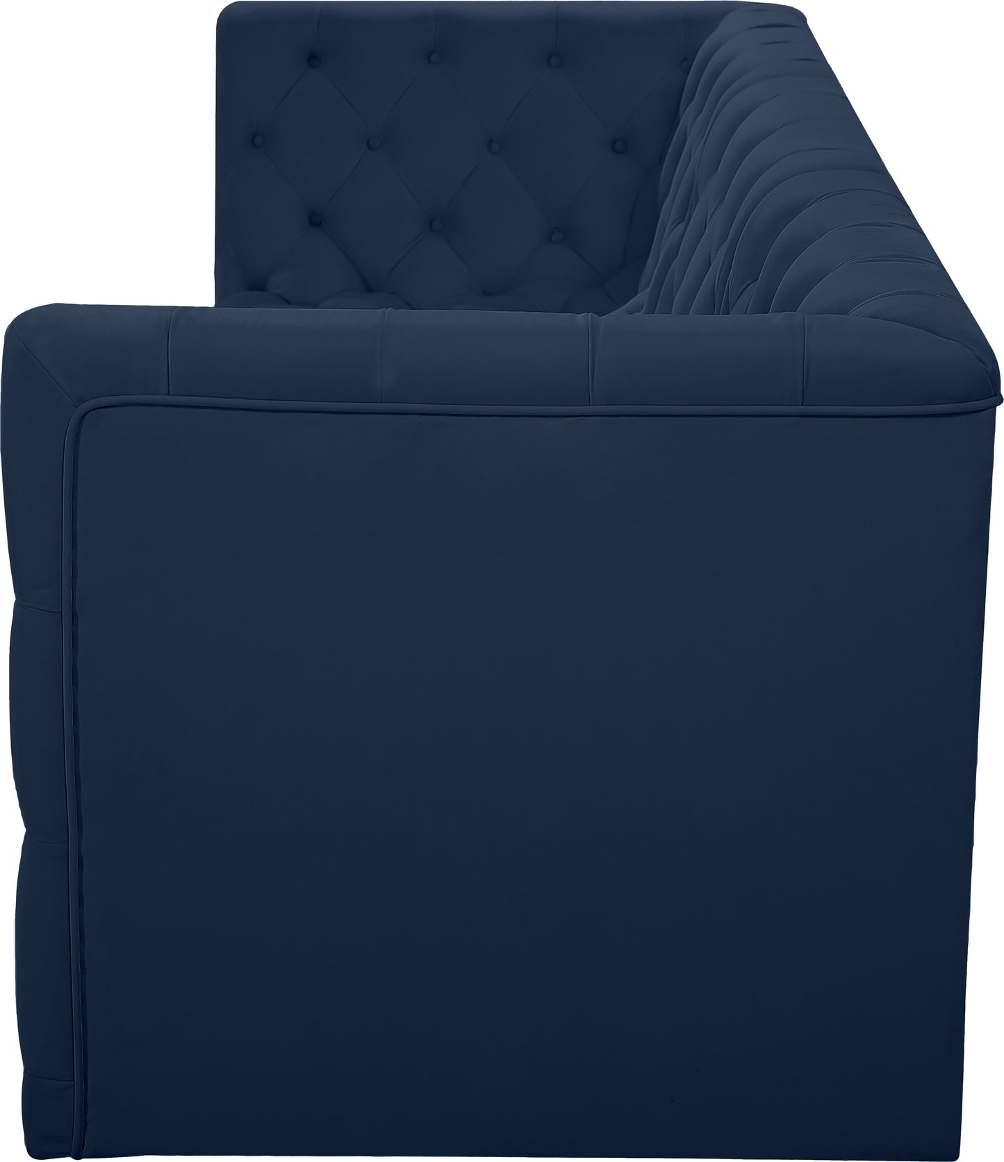 luna navy velvet modular sofa s99