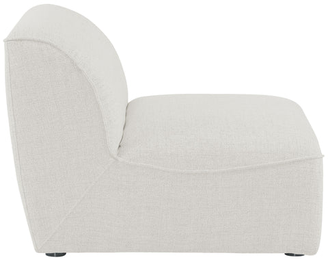 Tavolo Cream Durable Linen Textured Armless Armless