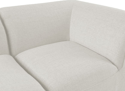 Tavolo Cream Durable Linen Textured Modular Sofa S109