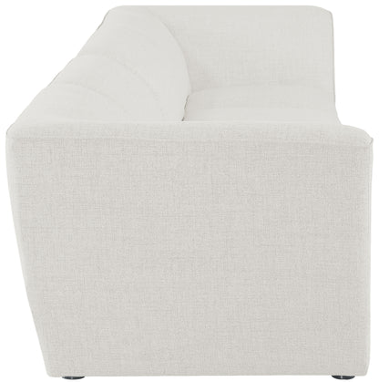 Tavolo Cream Durable Linen Textured Modular Sofa S142