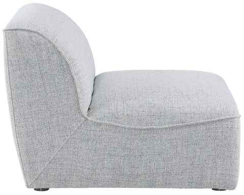 Tavolo Grey Durable Linen Textured Armless Armless