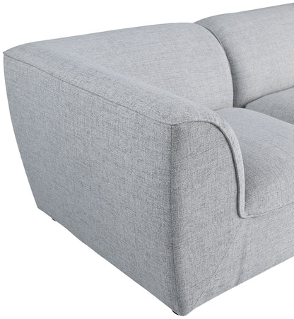 Tavolo Grey Durable Linen Textured Modular Sofa S109