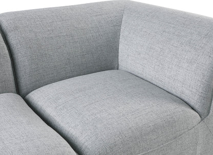 Tavolo Grey Durable Linen Textured Modular Sofa S109