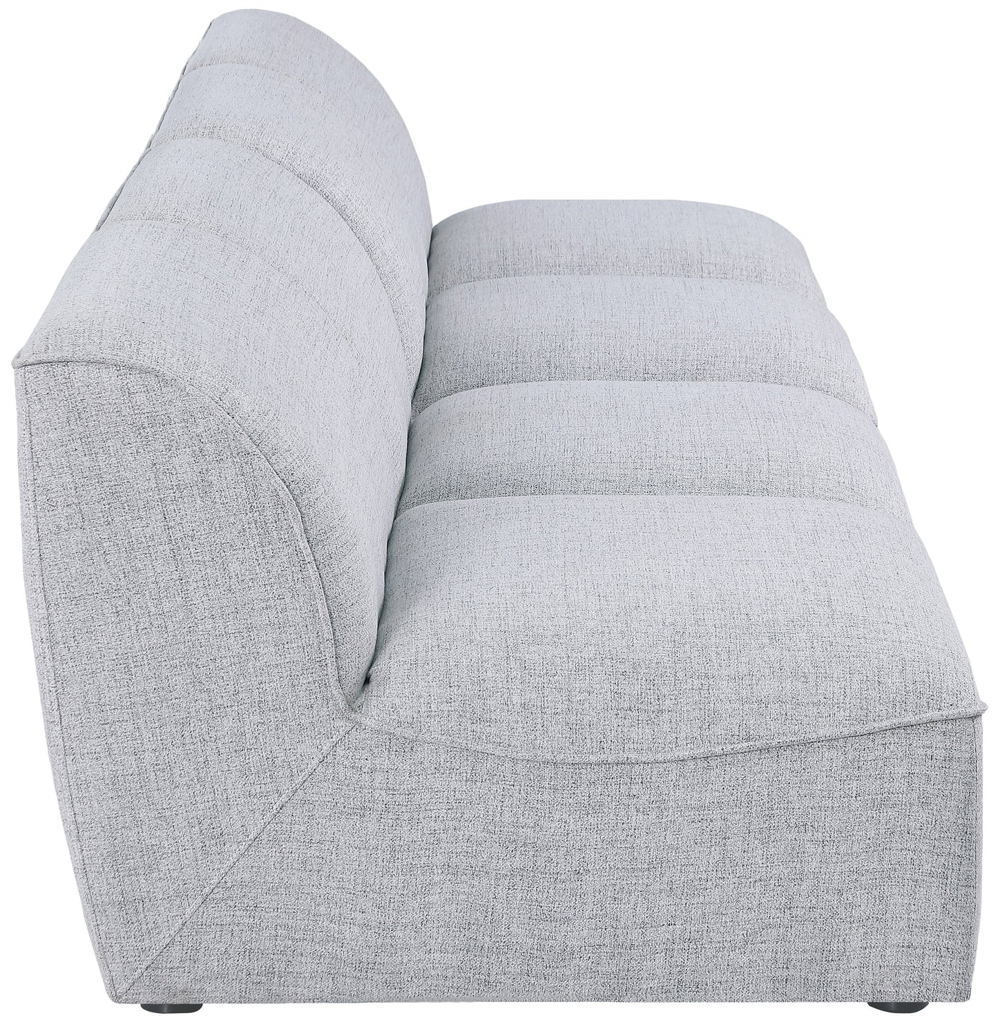 tavolo grey durable linen textured modular sofa s132