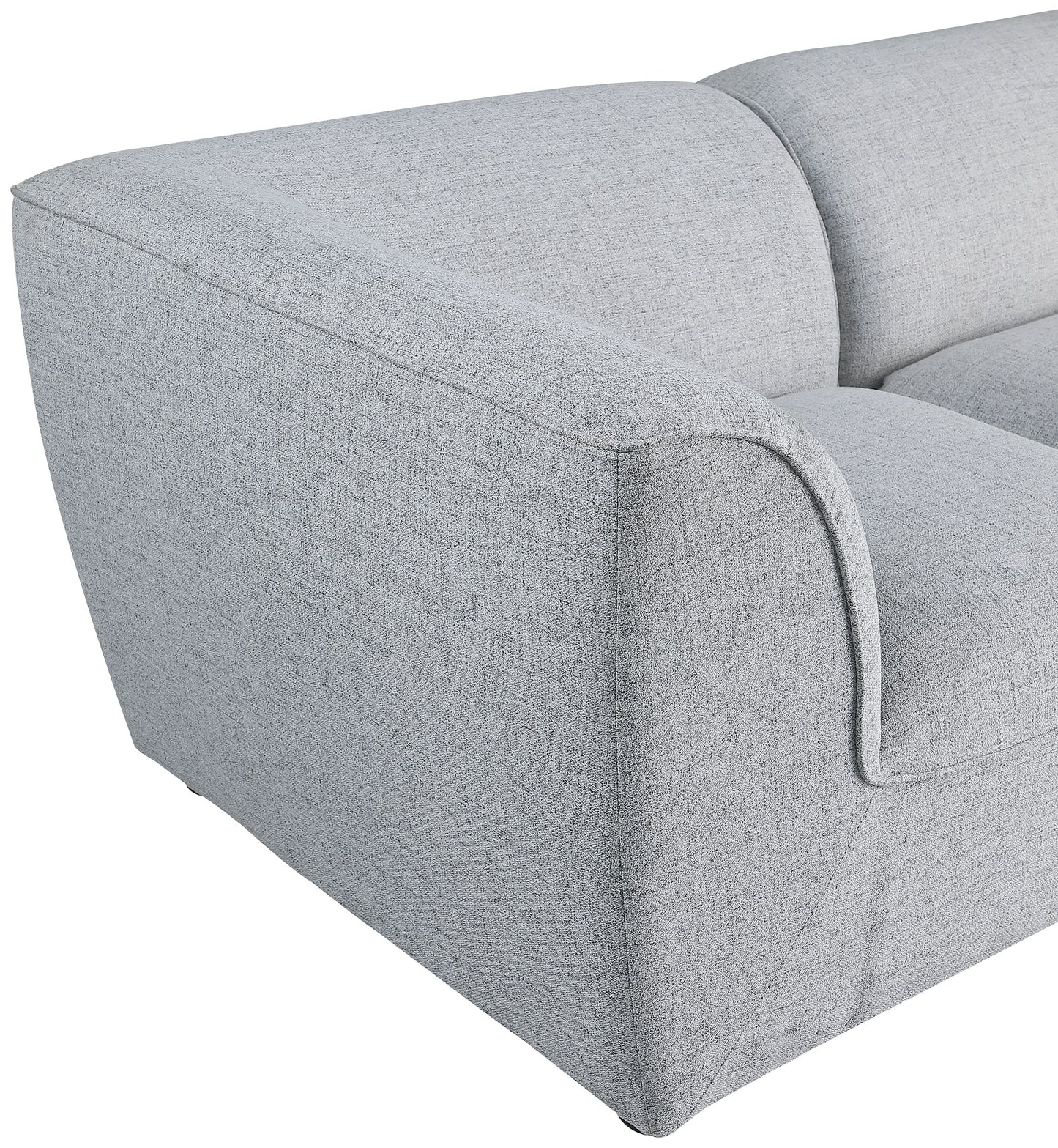 tavolo grey durable linen textured modular sofa s76