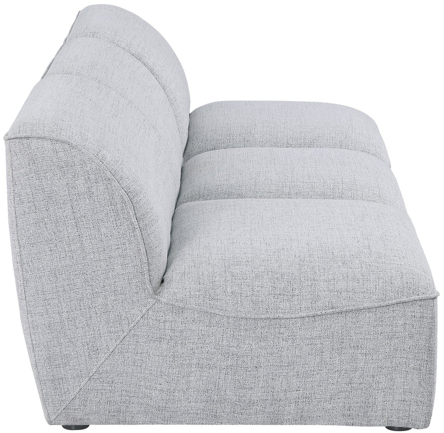 tavolo grey durable linen textured modular sofa s99