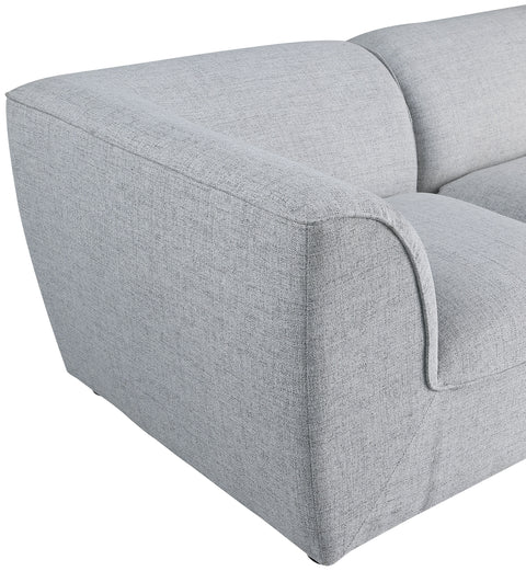 Tavolo Grey Durable Linen Textured Modular Sectional Sec8A