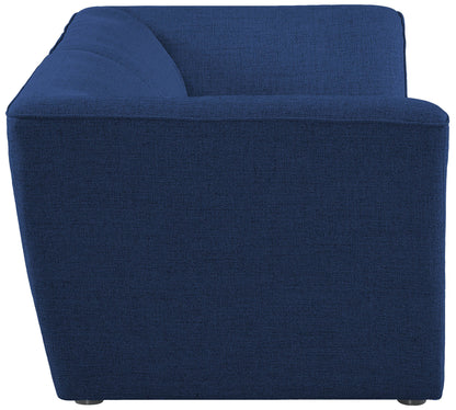 Tavolo Navy Durable Linen Textured Modular Sofa S76