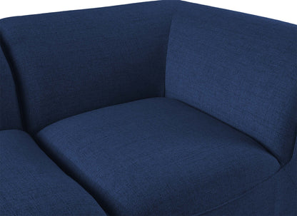 Tavolo Navy Durable Linen Textured Modular Sofa S76