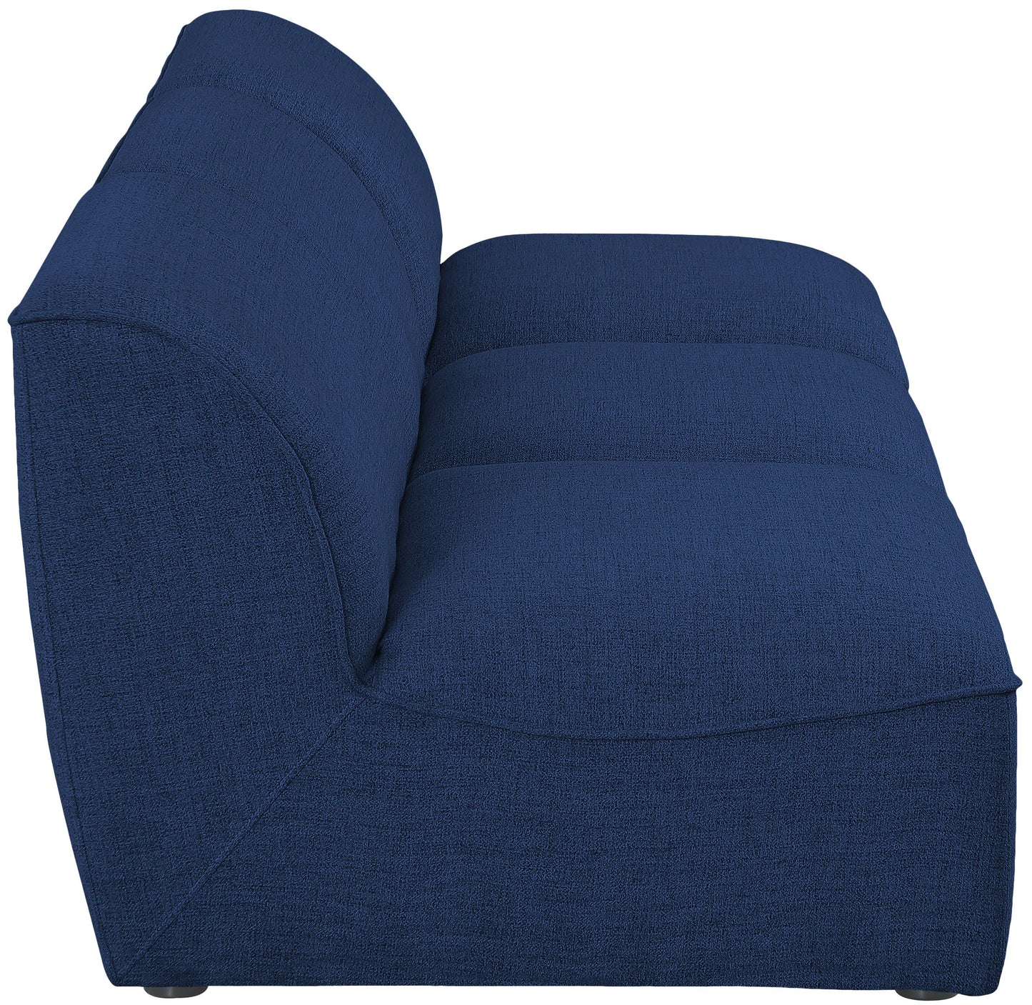 tavolo navy durable linen textured modular sofa s99