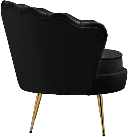 Alessio Black Velvet Chair C