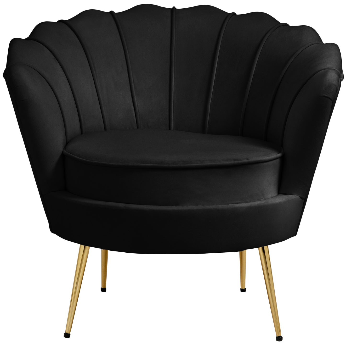 alessio black velvet chair c