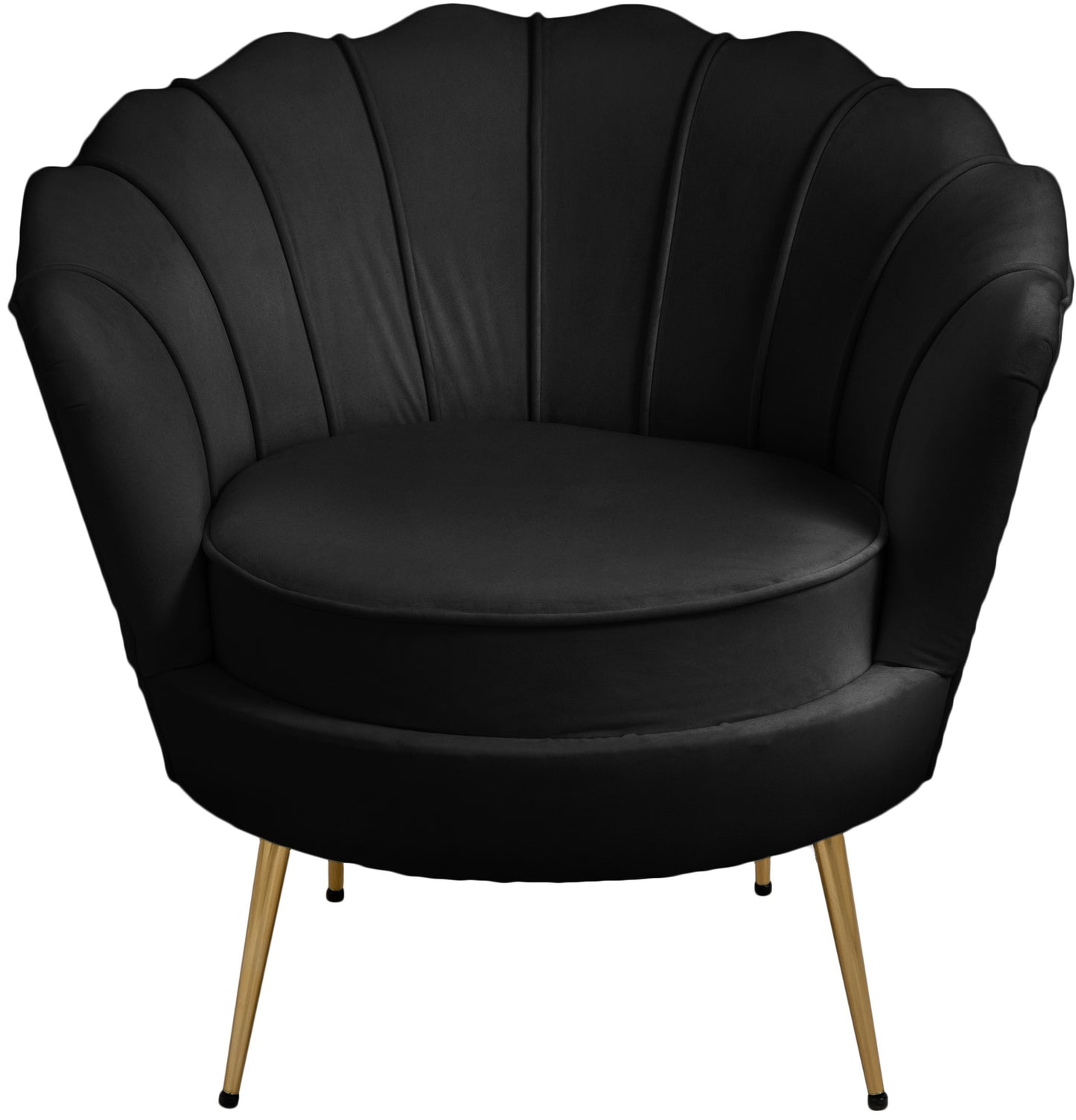 alessio black velvet chair c