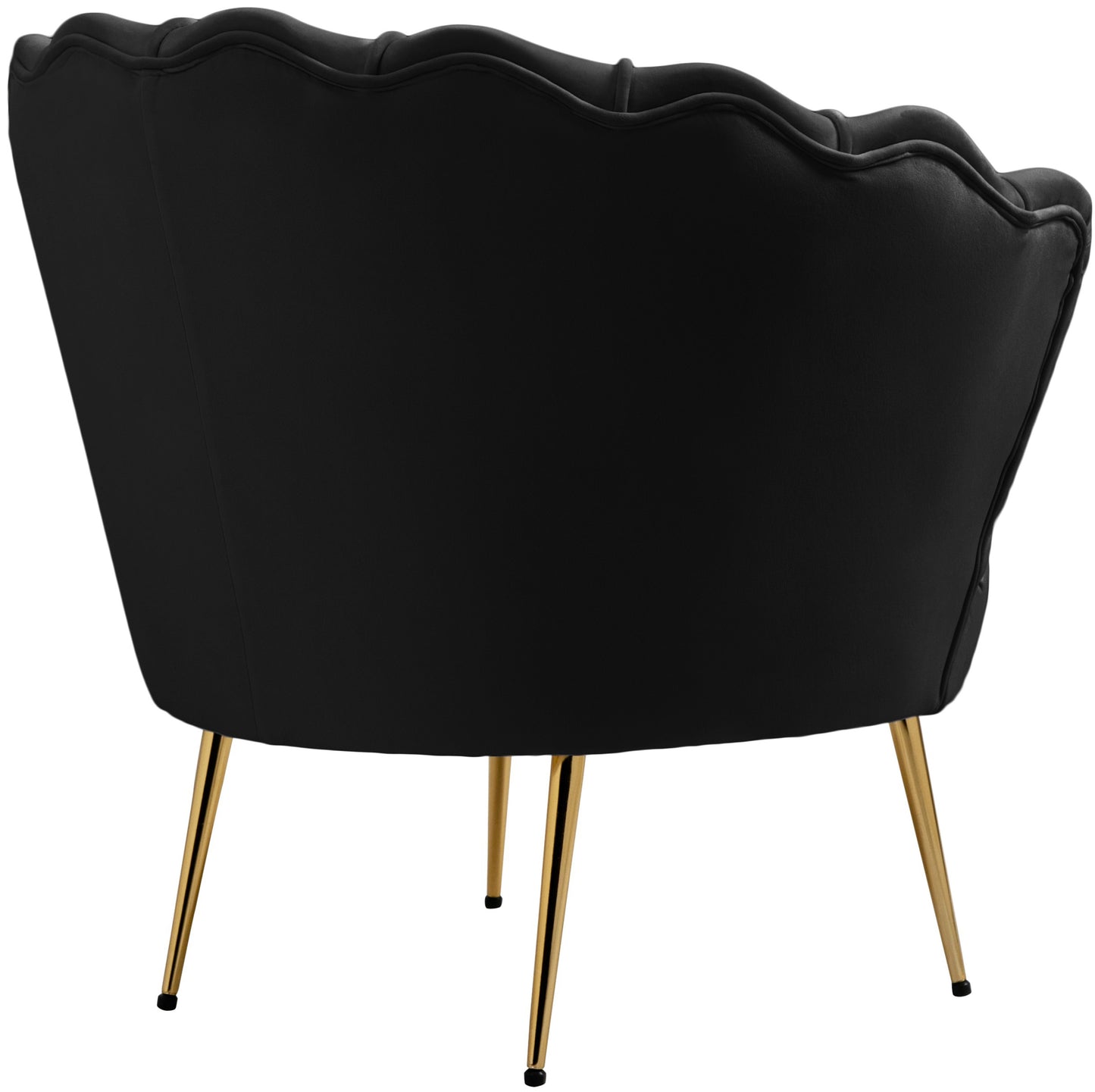 alessio black velvet chair c