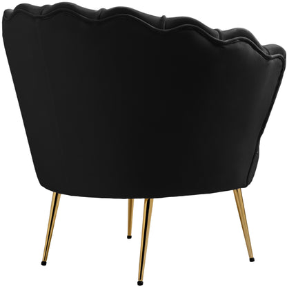 Alessio Black Velvet Chair C